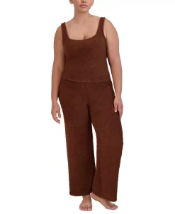 Steve Madden Women's Wide-Leg Chenille Sleep Pants 10 Steve Madden Women's Wide-Leg Chenille Sleep Pants -B.TEMPT’D Shop 23899619 fpx