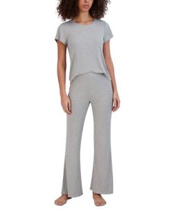 Steve Madden Women's Ribbed Flare-Leg Sleep Pants 8 Steve Madden Women's Ribbed Flare-Leg Sleep Pants -B.TEMPT’D Shop 23899650 fpx