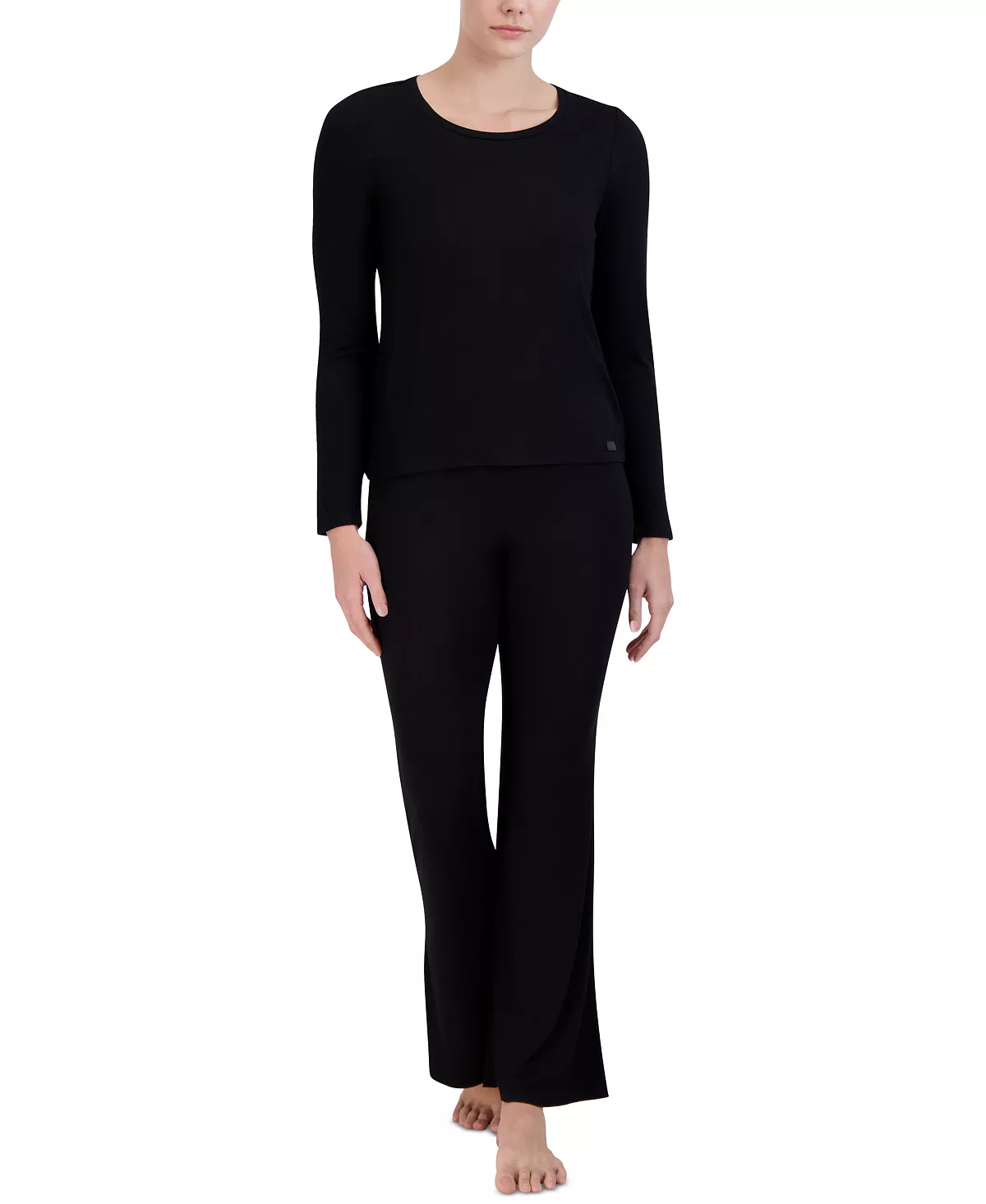 Women's Ribbed Long-Sleeve Sleep Tee Steve Madden Women's Ribbed Long-Sleeve Sleep Tee -B.TEMPT’D Shop