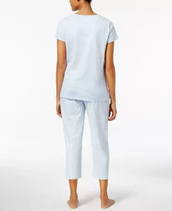 Charter Club Short Sleeve Top And Cropped Pant Cotton Pajama Set, Created For Macy's 5 Charter Club Short Sleeve Top And Cropped Pant Cotton Pajama Set, Created For Macy's -B.TEMPT’D Shop 8347265 fpx