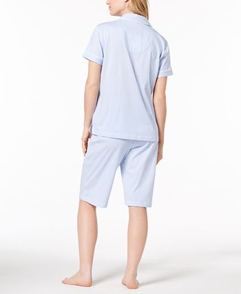 Bingham Bermuda Printed Cotton Pajama Set Lauren Ralph Lauren Bingham Bermuda Printed Cotton Pajama Set -B.TEMPT’D Shop