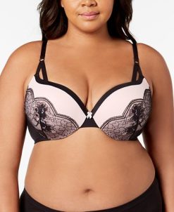 Maidenform Love The Lift Push Up & In Lace Plunge Underwire Bra DM9900 -B.TEMPT’D Shop 9750962 fpx