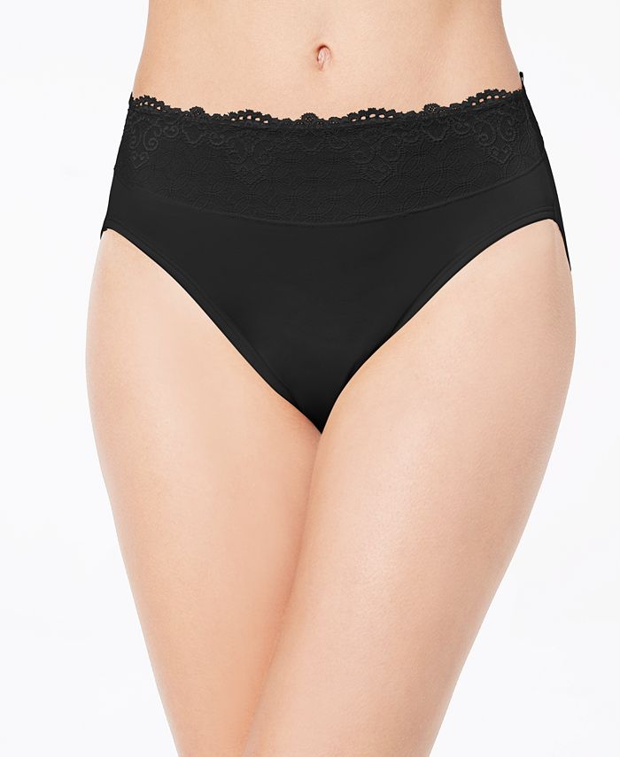 Women's Passion For Comfort Hi Cut Lace-Waist Underwear DFPC62 Bali Women's Passion For Comfort Hi Cut Lace-Waist Underwear DFPC62 -B.TEMPT’D Shop